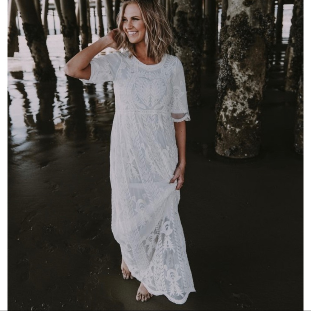 White Lace Dress